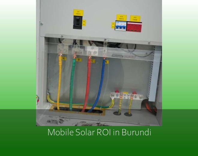 Mobile Solar ROI in Burundi